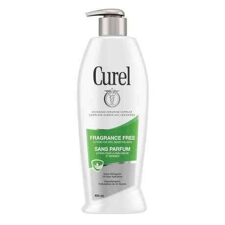 Curel Fragrance Free Comforting Moisturizer, 480 ml