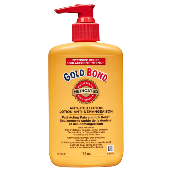 Gold Bond Medicated Intensive Relief Anti-Itch Lotion, 155 ml