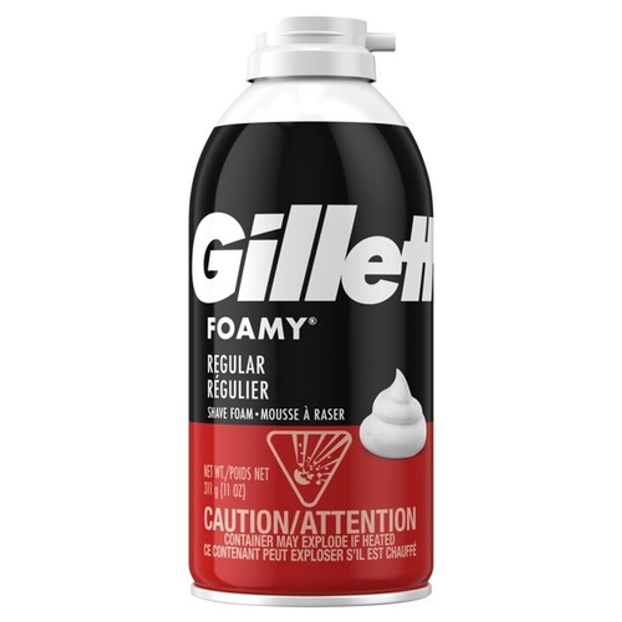 Gillette Foamy Regular Shave Foam, 311 g