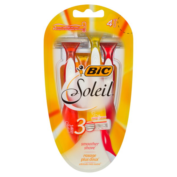 Bic Soleil, 3 Blades 4 pk