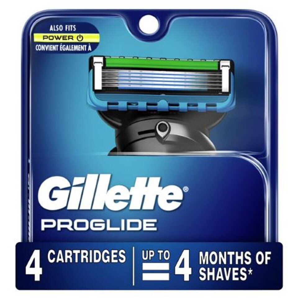 Gillette ProGlide Refill, 4 Cartridges
