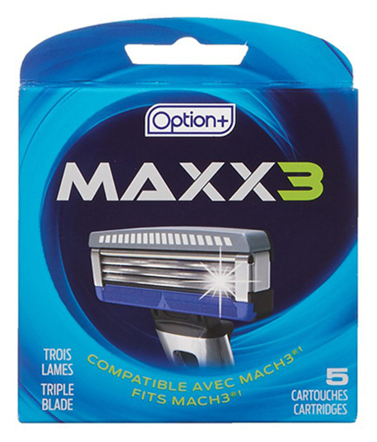 Option+ Maxx 3 Refill, 5 Cartridges