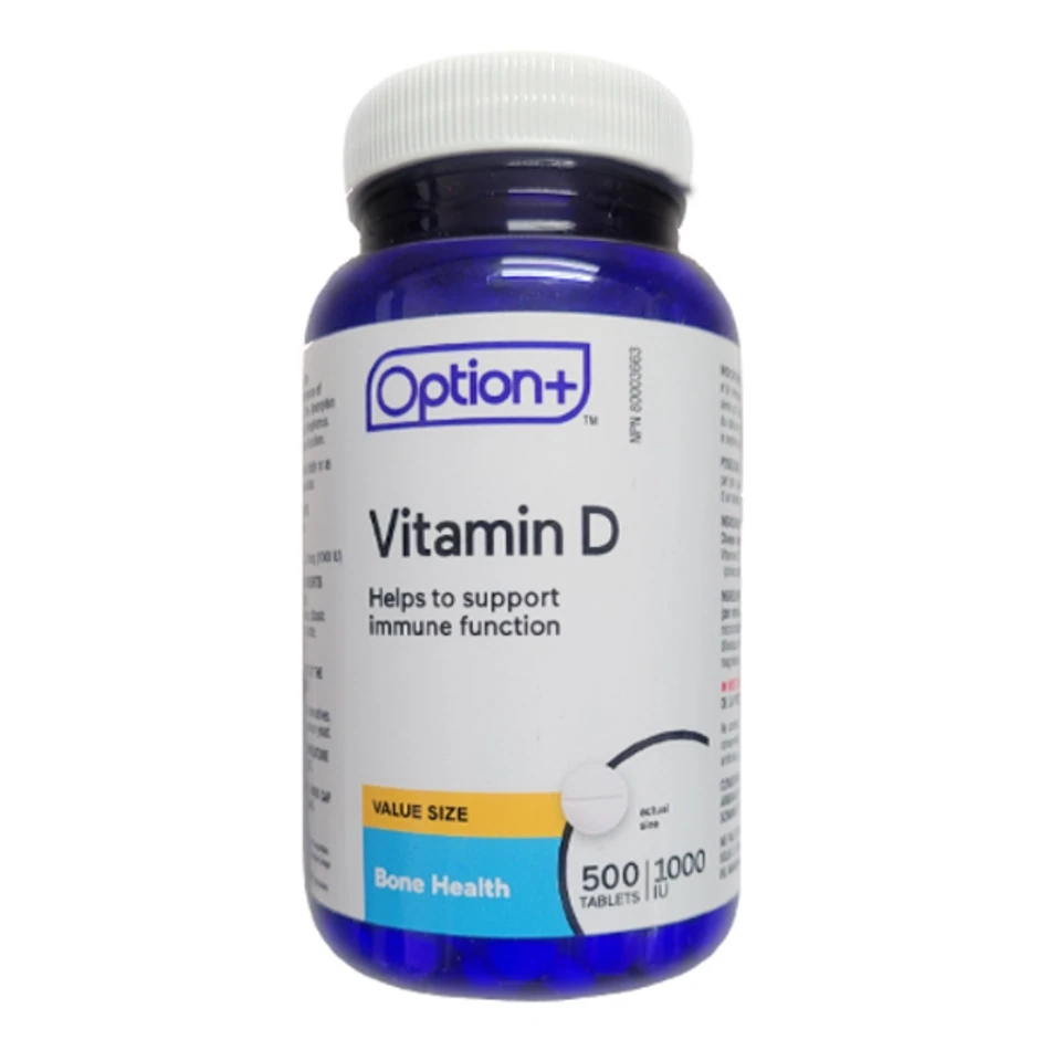 Option+ Vitamin D 1000IU 500tablets