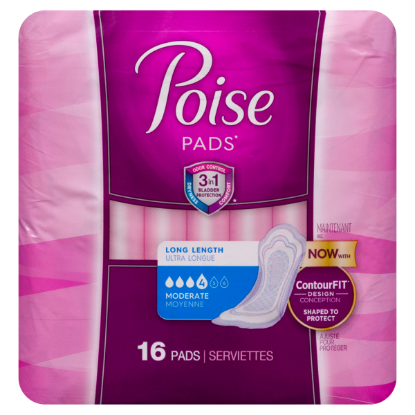 Pads, Moderate Absorbency