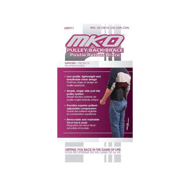 Landmark Medical MKO Pulley Back Brace