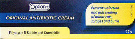 Option+ Antibacterial Cream Original 15g