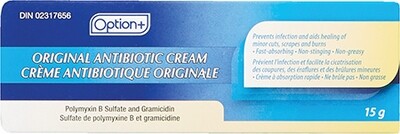 Option+ Antibacterial Cream Original 15g