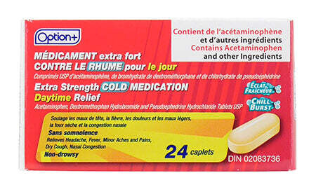 Option+ Cold Medication Extra Strength Daytime