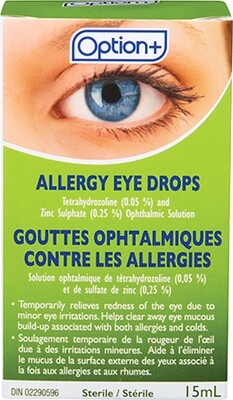 Option+ Allergy Eye Drops