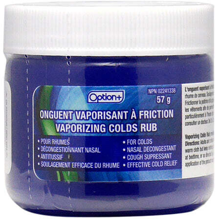 Option+ Vaporizing Cold Rub