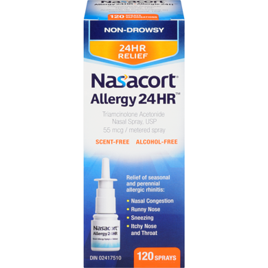 Nasacort Allergy 24Hr 120 Sprays