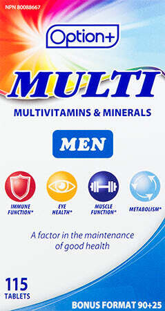 OPTION+ MULTIVITAMIN TABLETS