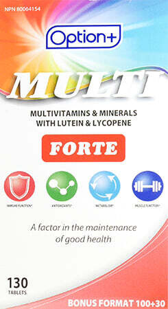 OPTION+ MULTIVITAMIN TABLETS