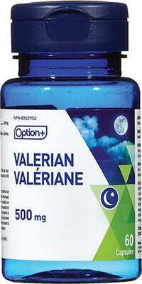 Option+ Valerian 500mg