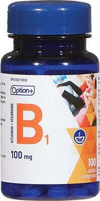 Option+ Vitamins B1 100mg