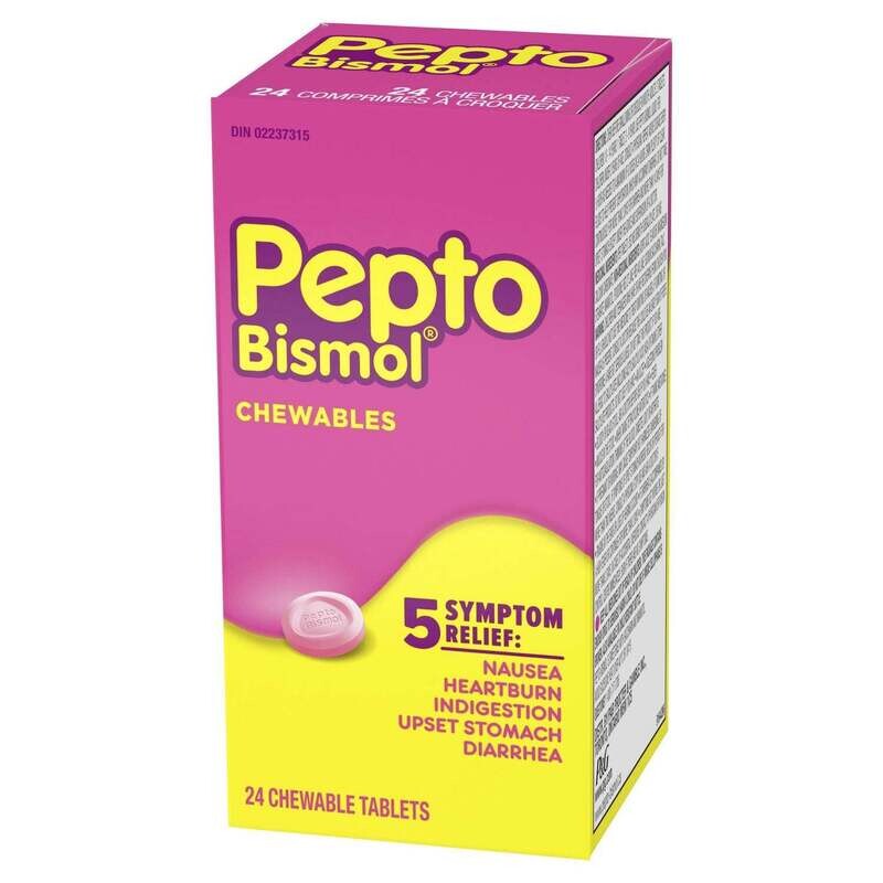 Pepto Bismol 24 Chewable Tablets