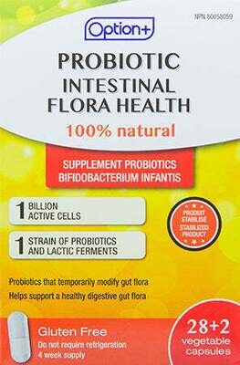 Option+ Probiotic Intestinal Flora Capsules