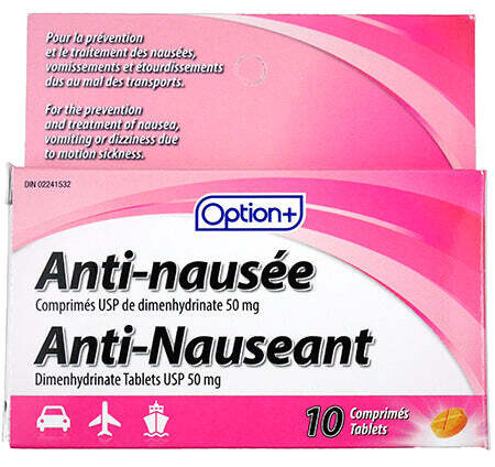 OPTION+ ANTI NAUSEANT TABLETS 10