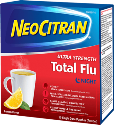 NeoCitran Ultra Strength Total Flu Night