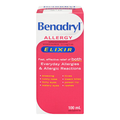 BENADRYL ELIX PDA 100ML