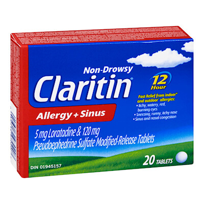 CLARITIN XTRA 20'S