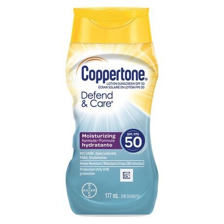 COPPERTONE DEFEND & CARE SPF50
