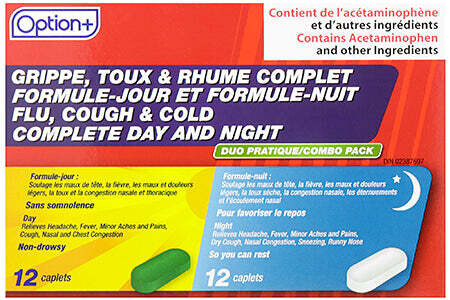 Option+ Flu, Cough & Cold Day and Night