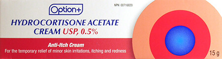 Option+ Cream Hydrocortisone 0.5% 15G