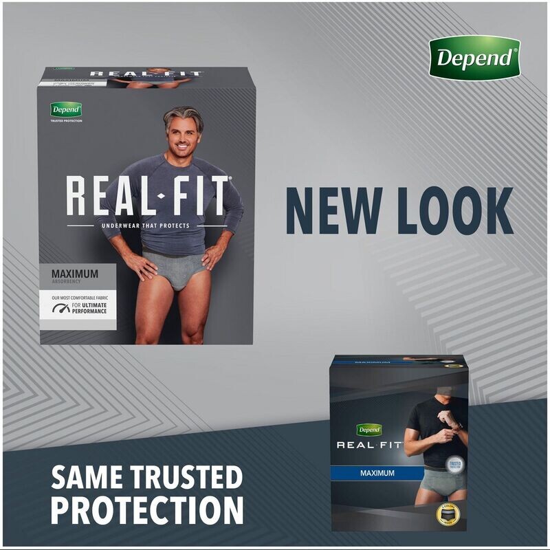Real Fit® Incontinence Underwear for Men
