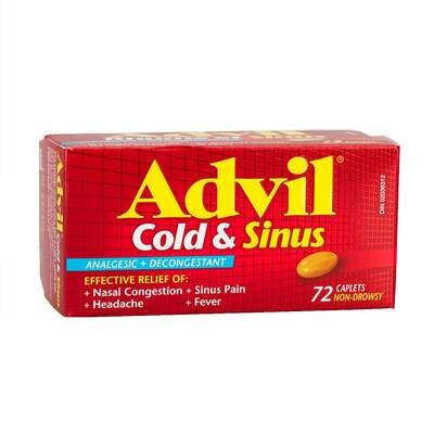 Advil Cold & Sinus 72