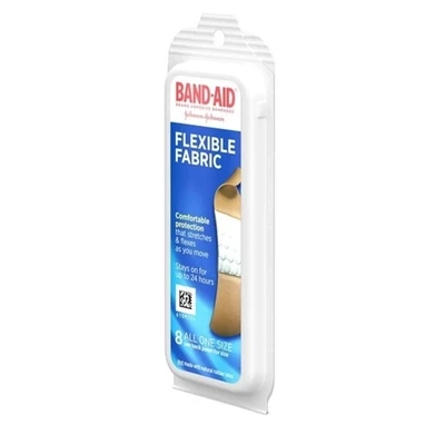 Band-Aid Flexible Fabric Bandages | 8 All One Size