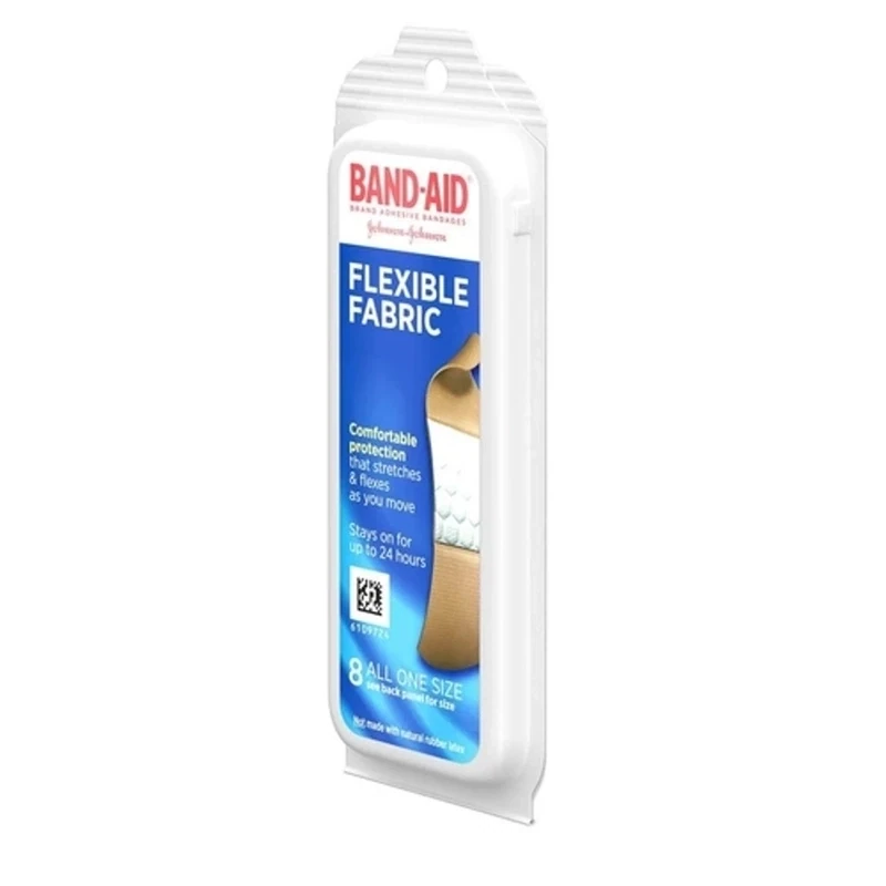 Band-Aid Flexible Fabric Bandages | 8 All One Size