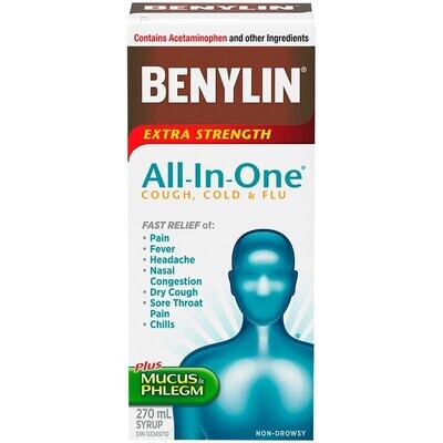 BENYLIN Syrup All-in-One Extra Strength