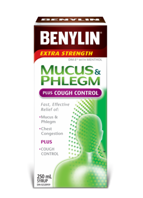 BENYLIN E Mucus & Phlegm Extra Strength with Cough Control Syrup