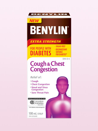BENYLIN Cough & Chest Congestion for People with Diabetes