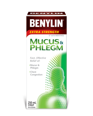 BENYLIN Extra Strength E with Menthol Syrup