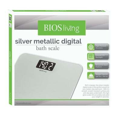 Metallic Digital Scale (Silver)