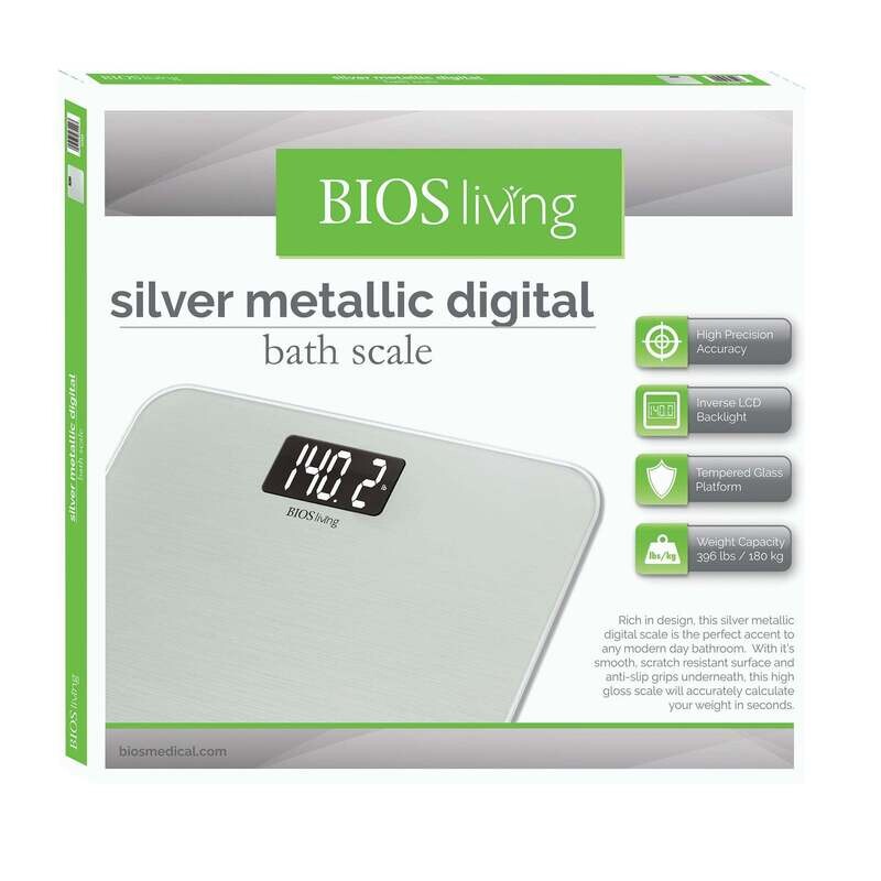 Metallic Digital Scale (Silver)