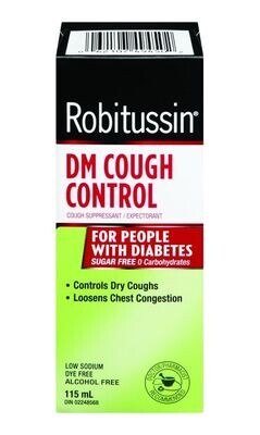 Robitussin DM Cough Control for People with Diabetes