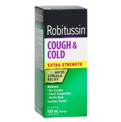 Robitussin Cough and Cold Extra Strength Syrup