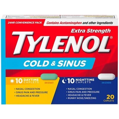 Tylenol Cold and Sinus Day and Nigh Extra Strength