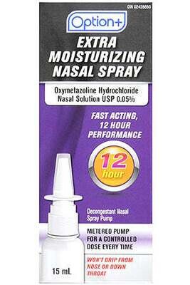 Option+ Extra Moisturizing Nasal Spray 15ml