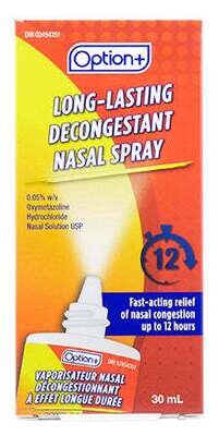 Option+ Nasal Decongestant Spray 30ml