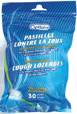 Option+ Cough Lozenges Menthol Eucalyptus