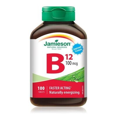 Jamieson Vitamin B12 100 mcg 100