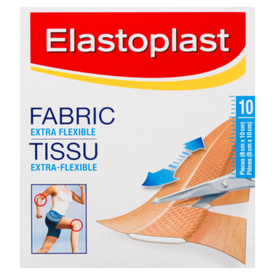 Elastoplast Extra Flexible Fabric Strips, 10 Pieces