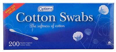 Option+ Cotton Swabs (200)