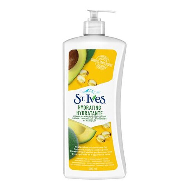 St. Ives Hydrating Vitamin e & Avocado Body Lotion, 600 ml