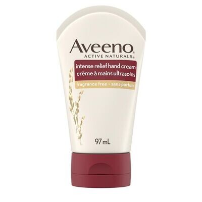 Aveeno Hand Cream for Intense Relief, Unscented, 97 ml