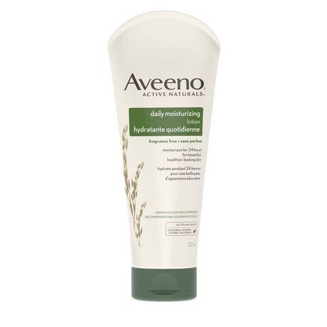 Aveeno Daily Moisturizing Body Lotion, Unscented, 227 ml